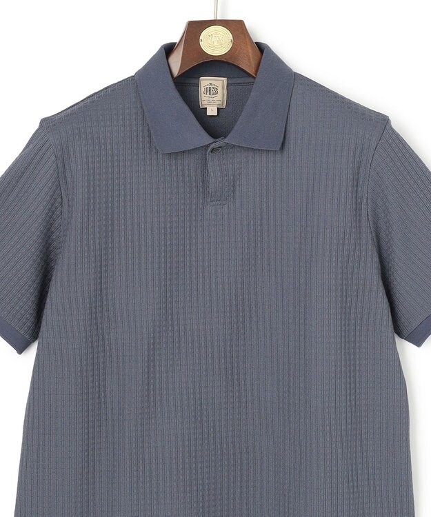 J.PRESS MEN ジャケットインの最適解【接触冷感 / 吸水速乾】【J.PRESS PREMIUM JERSEY】スキッパー ポロシャツ グレー系