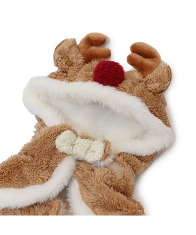 PET PARADISE ペットパラダイス トナカイさん ポンチョ 中型犬 大型犬 ブラウン