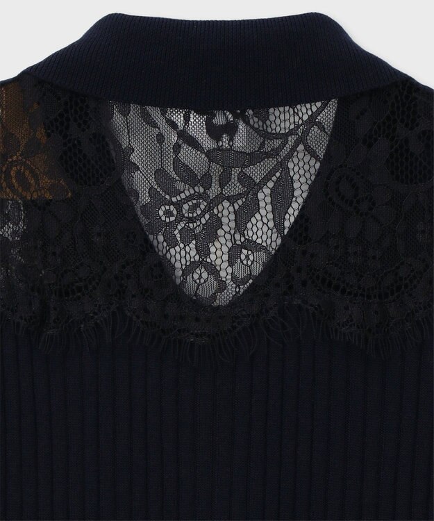 Paul Smith レース カラーブロック ワンピース ネイビー