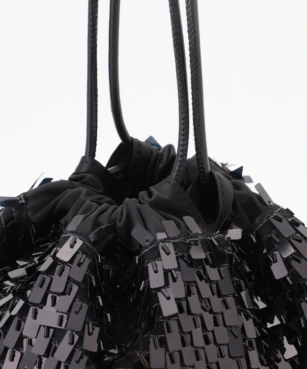 ICB スパンコールバッグ ブラック