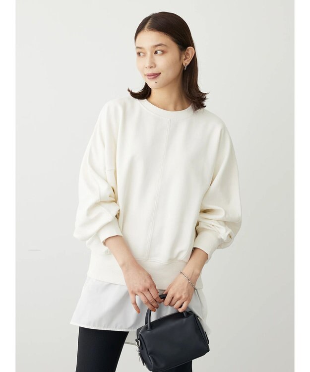 Green Parks ・ＳＵＧＡＲ　ＳＰＯＯＮ　ドルマンウラケスウェット Off White