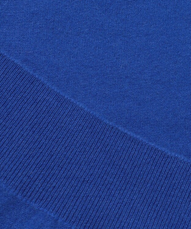 23区 【洗える】ピュアカシミヤ Vネック ニット ブルー系