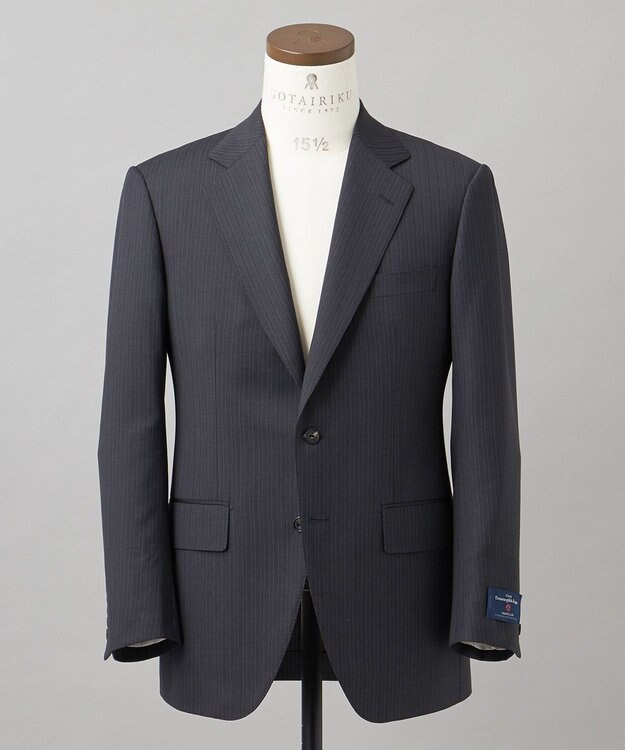 GOTAIRIKU 【Ermenegildo Zegna】TRAVELLER　スーツ（ライトグレーストライプ） ライトグレー系1