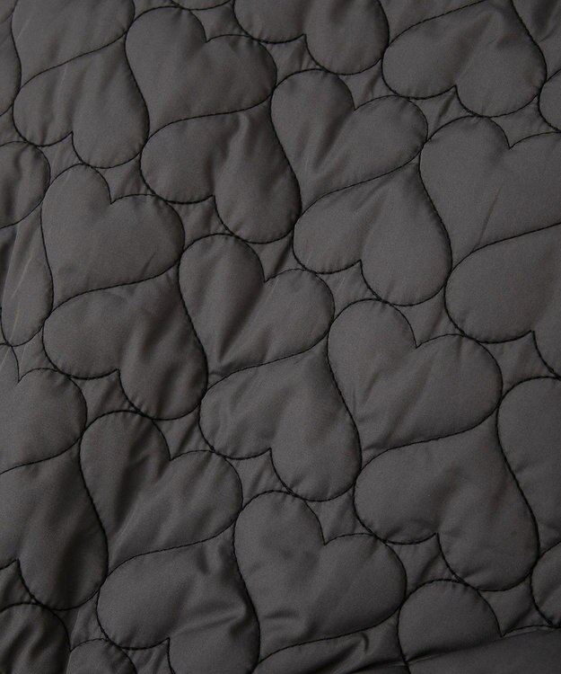 Green Parks ・ｓｗｉｎｇ　ｂｙ　ハートキルトフレアコート Charcoal Gray