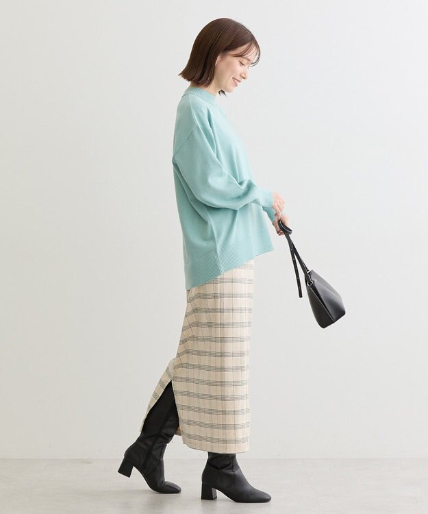 Green Parks ・ＥＬＥＮＣＡＲＥ　ＤＵＥ　チェックナロースカート Ivory