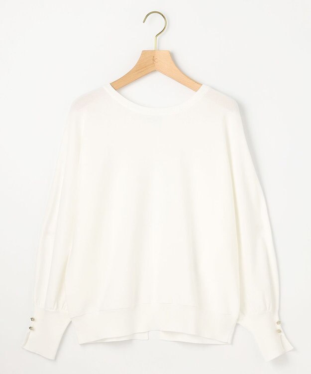 組曲 S フラワーメタルドルマン ニット アイボリー系