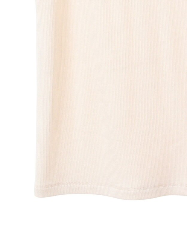 YECCA VECCA チュールMIXリブインナー Ivory