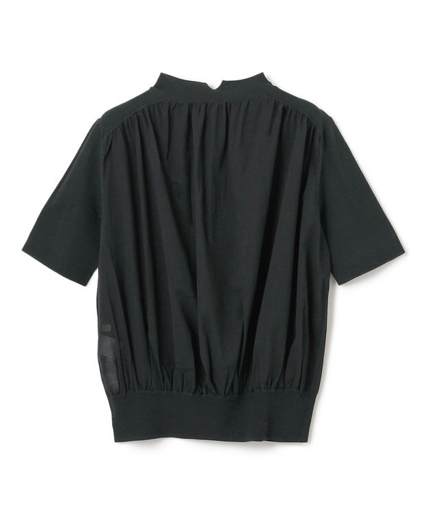 BEIGE， 【洗える】LAURA / 半袖ニット F Green