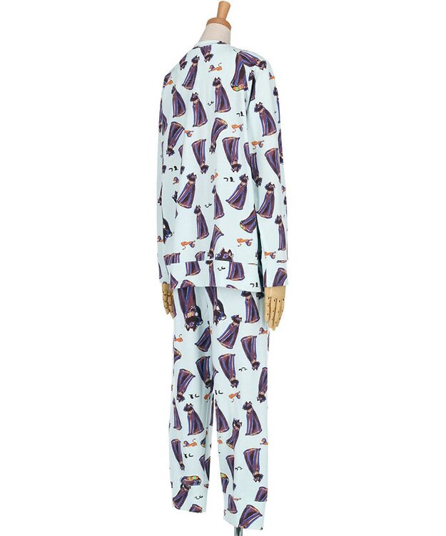 tsumori chisato SLEEP ツモリチサト パジャマ 長袖 長ズボン ミニ裏毛素材 レディース UDX572 /ワコール ブルー