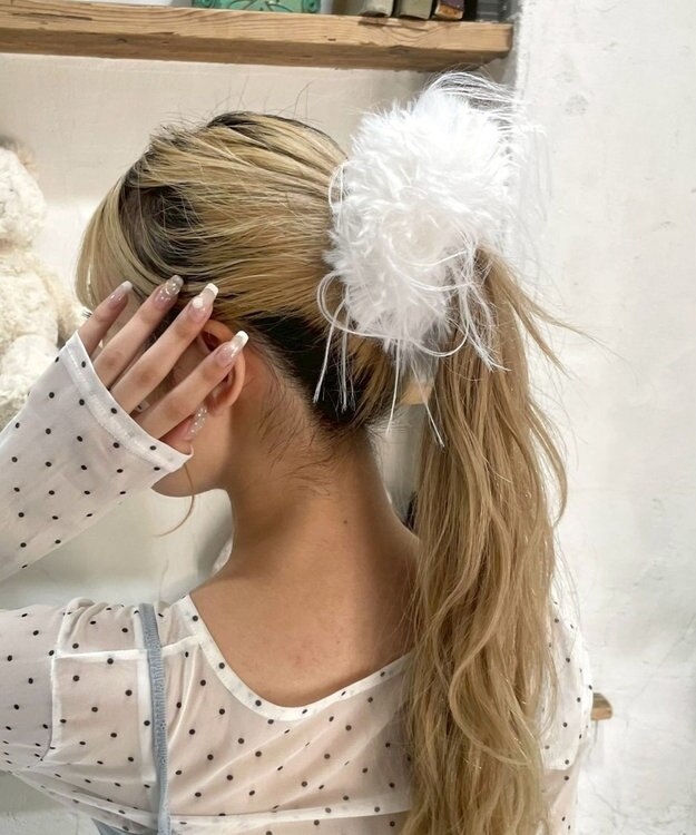 WEGO Lファーシュシュ ホワイト