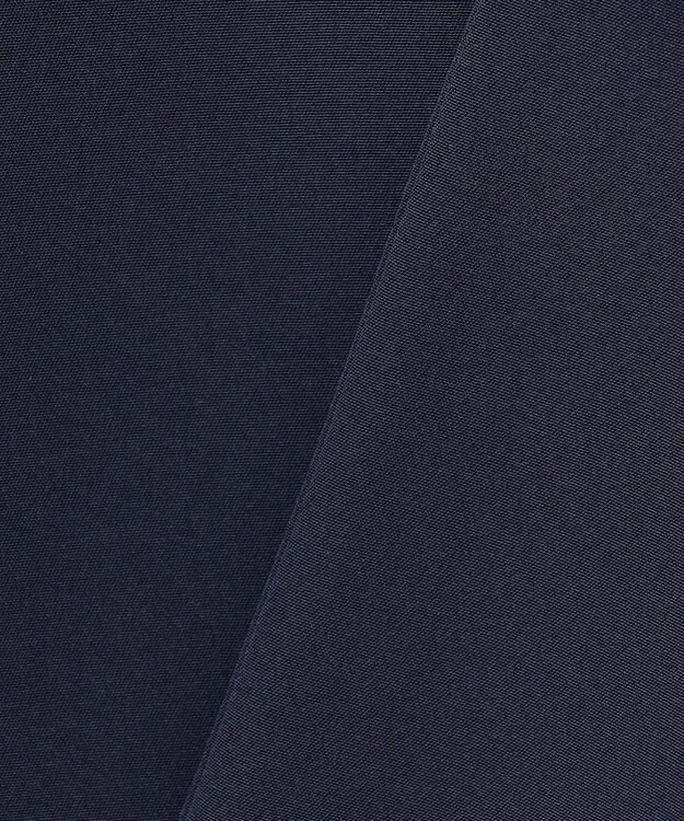 ICB L TaPeダブルクロス ノーカラーコート ネイビー系