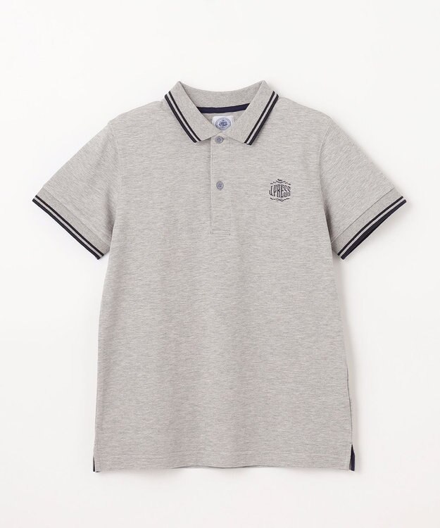 J.PRESS KIDS 【140-170cm】カノコ 半袖ポロシャツ グレー系