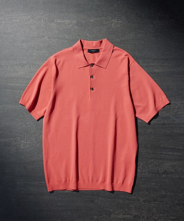 JOSEPH HOMME 【WEB限定カラーあり】【洗える/ストレッチ】リュクスレーヨン　ポロニット オールドローズ系