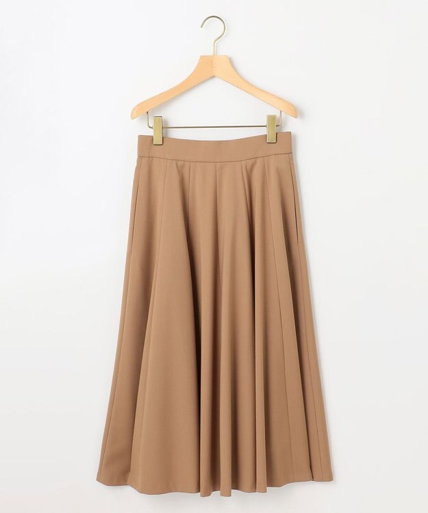 組曲 【ご好評につき追加予約 / 加藤ローサさん着用】ハンサムツイルフレア スカート ベージュ系