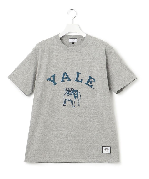 J.PRESS YORK STREET 【UNISEX】YALE × J.PRESS YORK STREET コラボTシャツ ライトグレー系