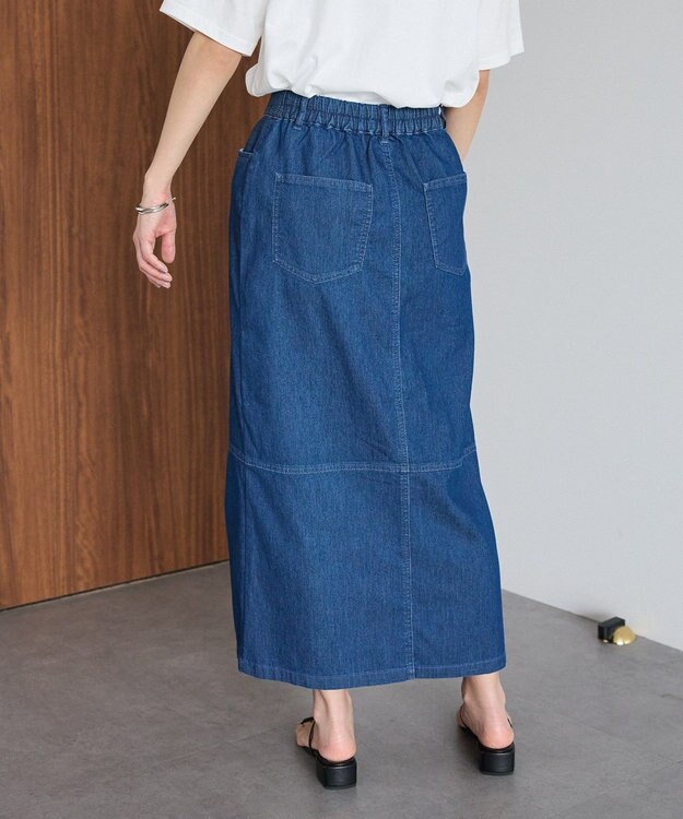 CRAFT STANDARD BOUTIQUE アシンメトリーデニムスカート Indigo