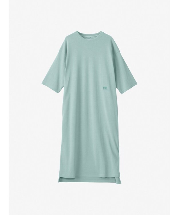 HELLY HANSEN 【抗菌防臭・速乾・UVカット】ショートスリーブワンポイントワンピース ミスティグレー
