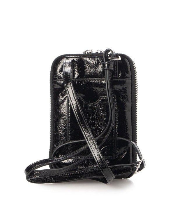 UNBILLION cachecache メタリックマルチミニショルダー ブラック