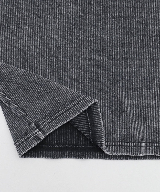 WEGO ヴィンテージウォッシュコンパクトリブT スミクロ