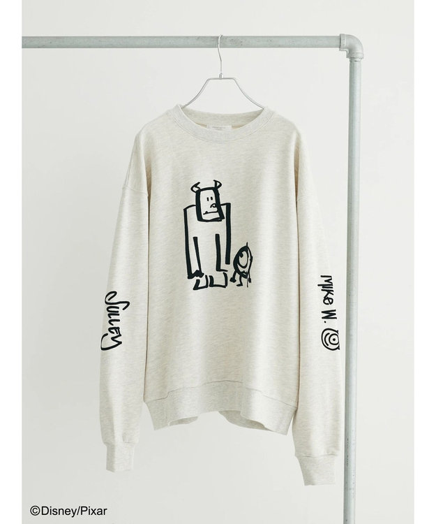 Green Parks モンスターズ・インク／裏毛プルオーバーII Oatmeal