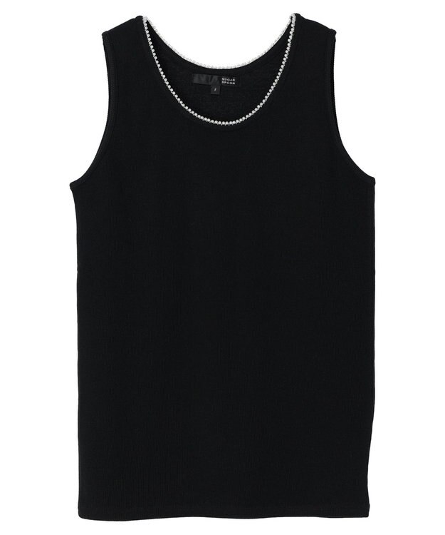 Green Parks ・ＳＵＧＡＲ　ＳＰＯＯＮ　パールテレコタンク Black