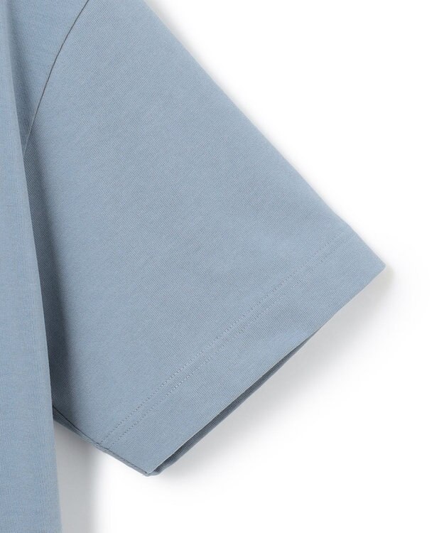 J.PRESS YORK STREET 【UNISEX】ワンポイントプリント Tシャツ ダルブルー系