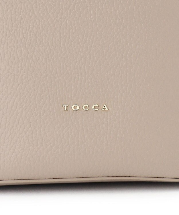 TOCCA PETAL SILHOUETTE LEATHER BAG  レザーバッグ ベージュ系