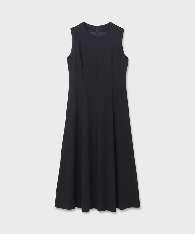 GRACE CONTINENTAL 刺繍カラー付ドレス ブラック