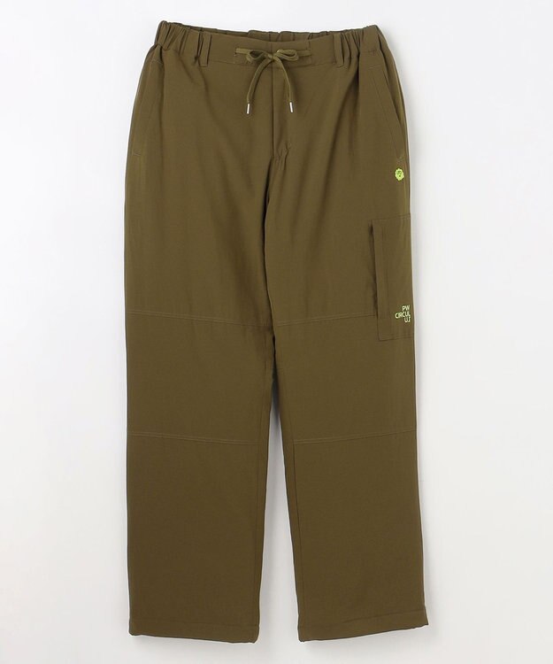 PW CIRCULUS 【撥水加工 / ストレッチ】【MEN】ワイド中綿カーゴパンツ ゴルフ カーキ系