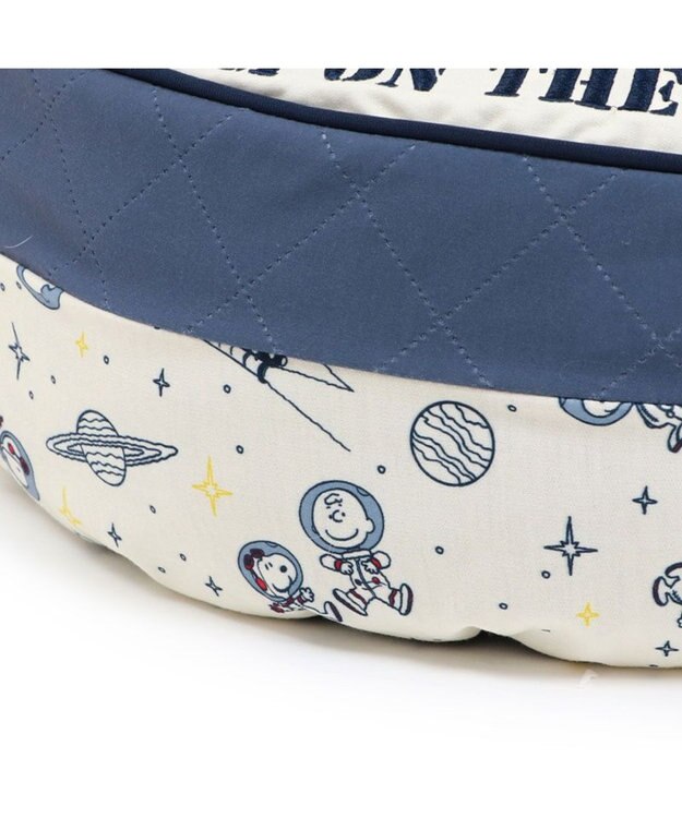 PET PARADISE スヌーピー 丸型 クッション 《アストロノーツ柄》 アストロノーツ柄
