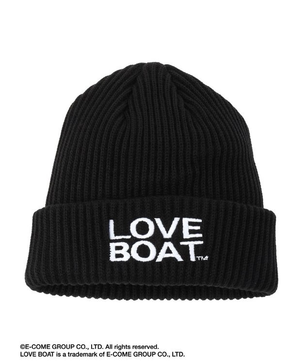 Green Parks ■ＬＯＶＥ　ＢＯＡＴ　ニットキャップ Black