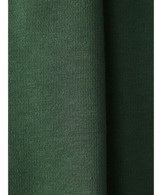 Green Parks ミニ裏毛バックカシュクール半袖チュニック Green