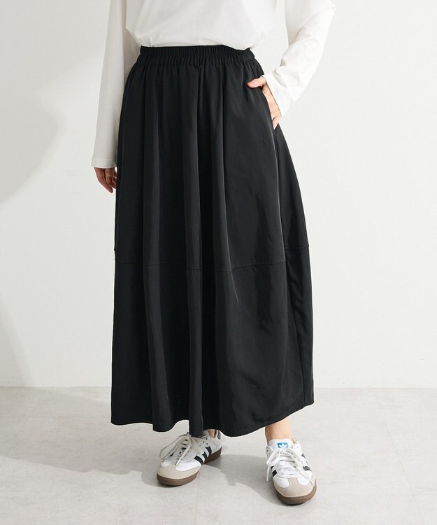 Green Parks ＳＥＴ２点　キャミビスチェ＋スカート Black