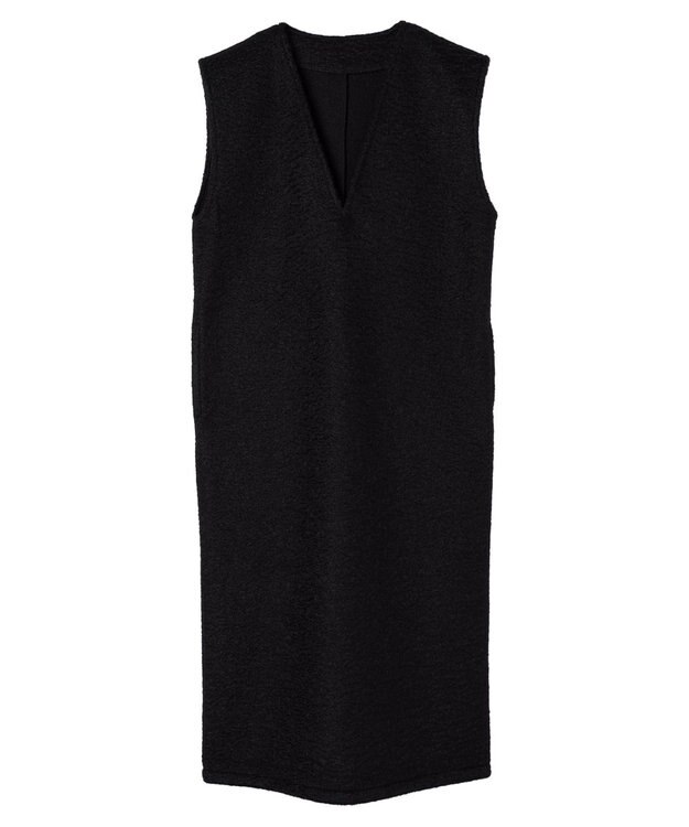 Green Parks ・ＥＬＥＮＣＡＲＥ　ＤＵＥ　ブークレＶネックジャンスカ Black