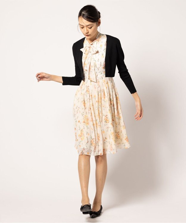 TOCCA 【洗える】MIMOSA IMPRESSION ドレス イエロー系