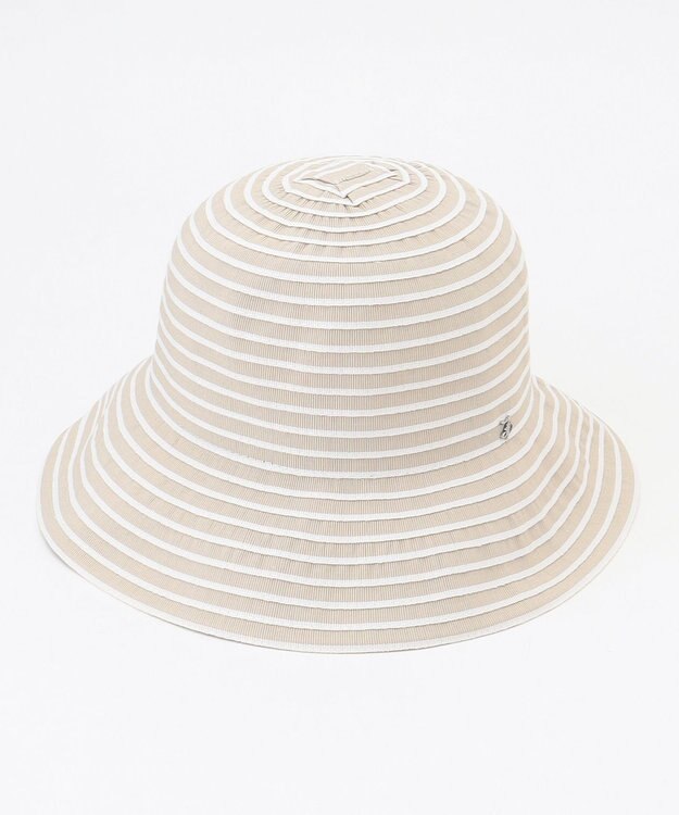 J.PRESS LADIES 【洗える・UVケア・畳める】ブレード ハット ベージュ系2