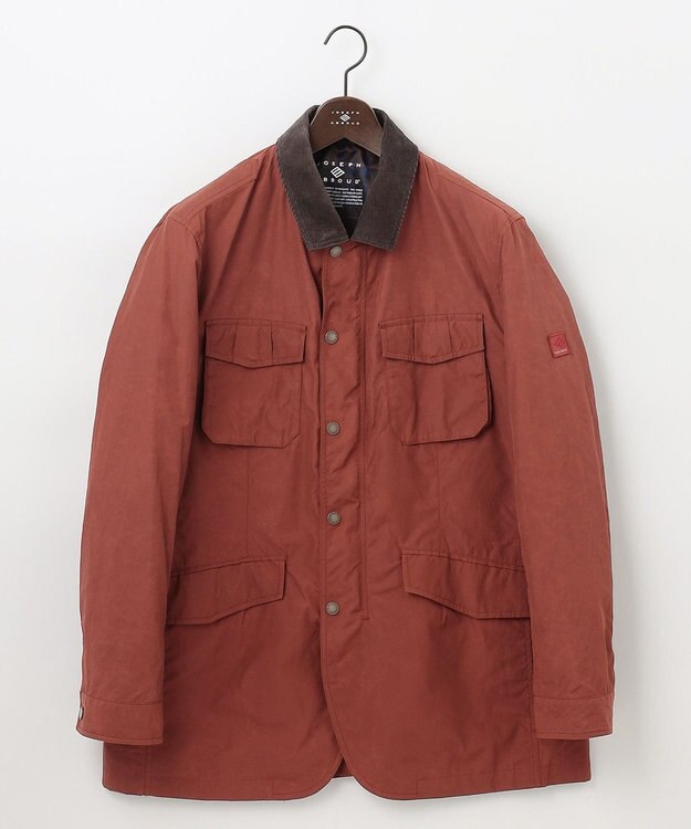 JOSEPH ABBOUD 【キングサイズ・軽量】ワックスクロス ブルゾン オレンジ系