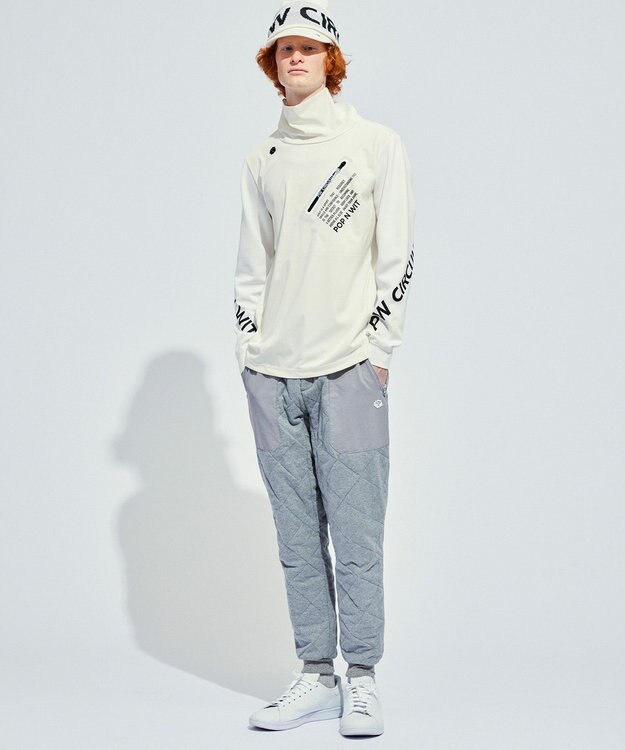 PW CIRCULUS 【裏地付き/防寒】【MEN】キルティングパンツ グレー系