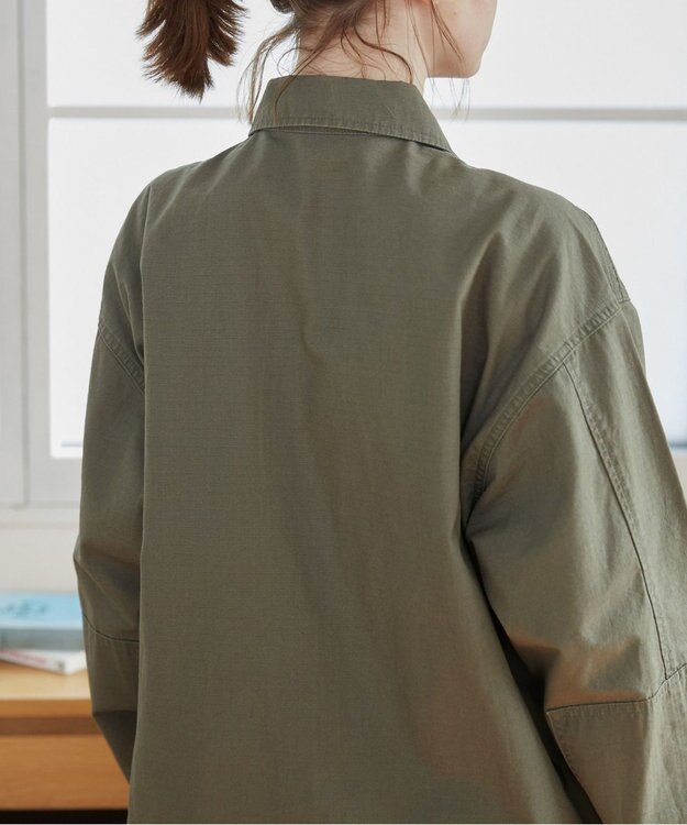 WEGO 【ANGIE VINTAGE】ミリタリー シャツジャケット カーキ