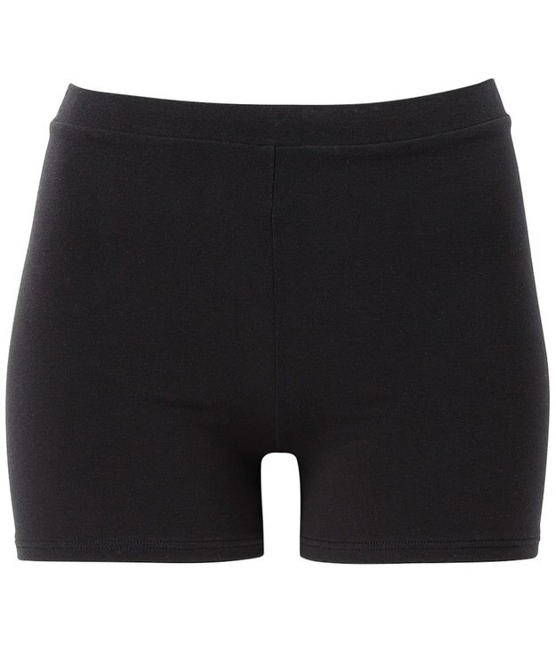 Wing ジュニア オーバーショーツ ワンサイズ(2S～L) 綿混(身生地) やさしい肌あたり 【Teen Fit！オーバーパンツ】 はきこみ丈ふかめ RJ4505 ウイング／ワコール ブラック