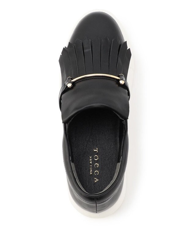 TOCCA 【晴雨兼用】FRINGE SLIPON RAIN SNEAKERS スニーカー ブラック系