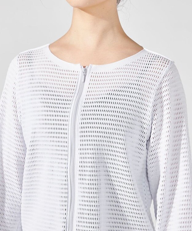 Chacott メッシュニットジャケット アイリス