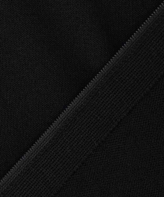 23区 【SLOW/一部店舗限定】シアーニット パーカー ブラック