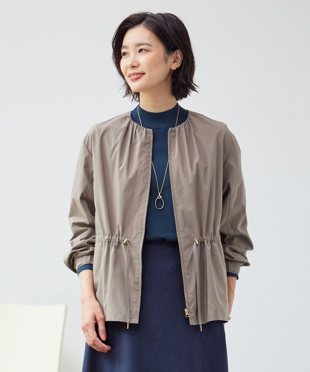 【洗える・撥水】Artirosa ノーカラー ブルゾン / J.PRESS LADIES S | ファッション通販 【公式通販】オンワード・クローゼット