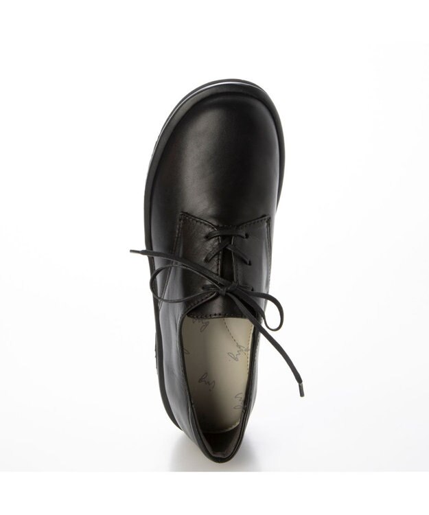 ing <ing>【サスティナブル】ボリュームソールレースアップシューズ ブラック