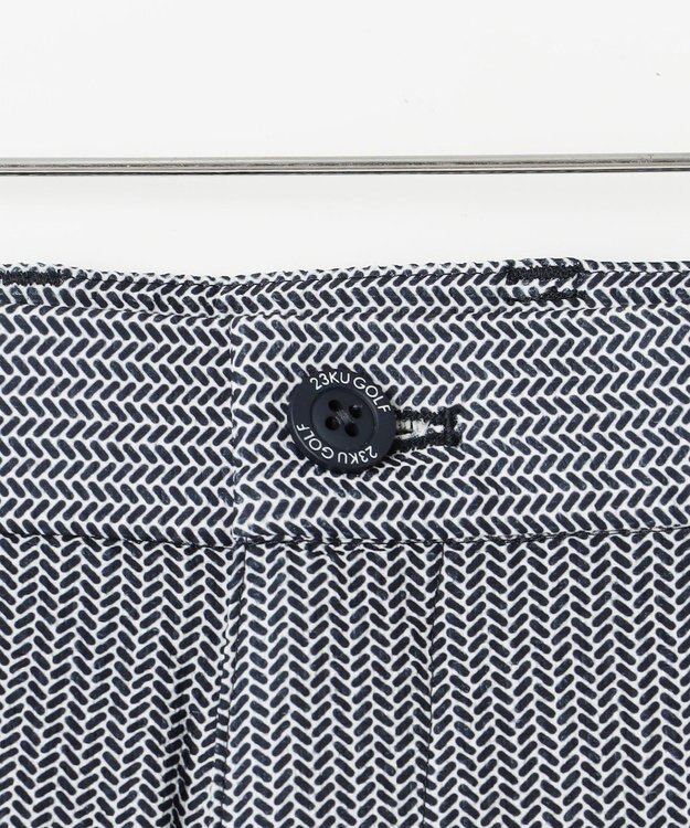 23区GOLF 【MEN】【撥水/ストレッチ】ミニヘリンボンパンツ ネイビー系5