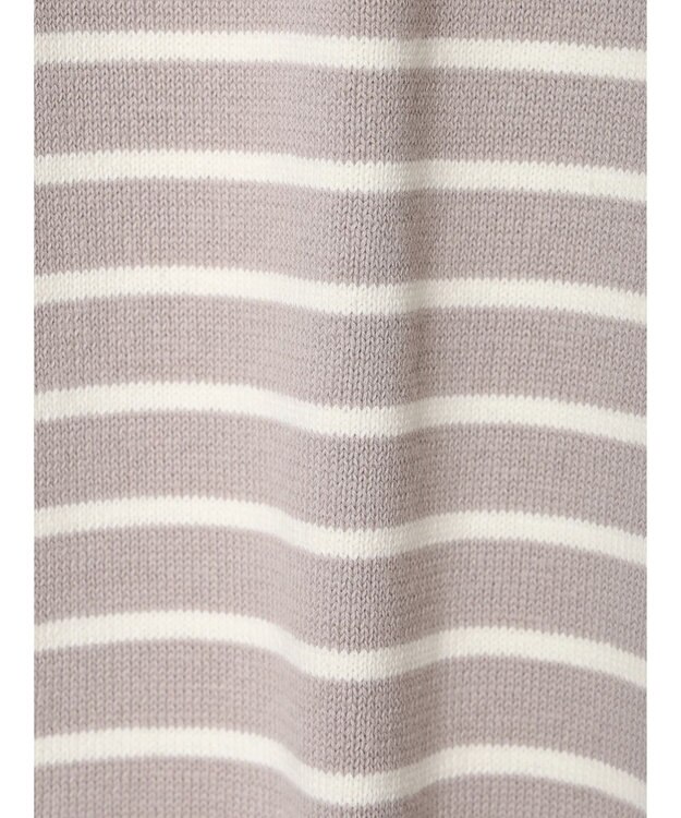 CRAFT STANDARD BOUTIQUE パネルボーダーニットプルオーバー Beige
