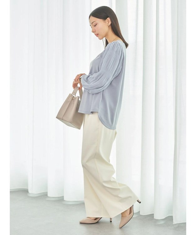 earth music&ecology マジョリカプリーツプルオーバー Sax