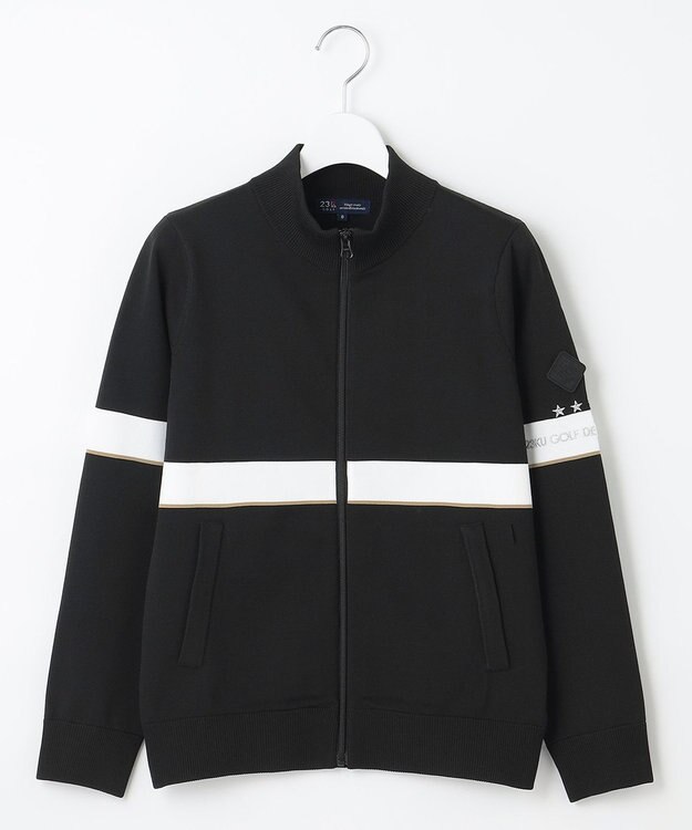 23区GOLF 【WOMEN】ニットブルゾン ブラック系