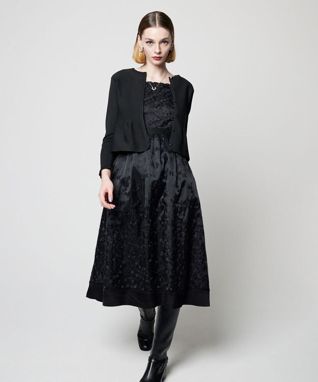 TOCCA 【洗える！】GARDEN DEW カーディガン ブラック系